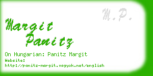 margit panitz business card
